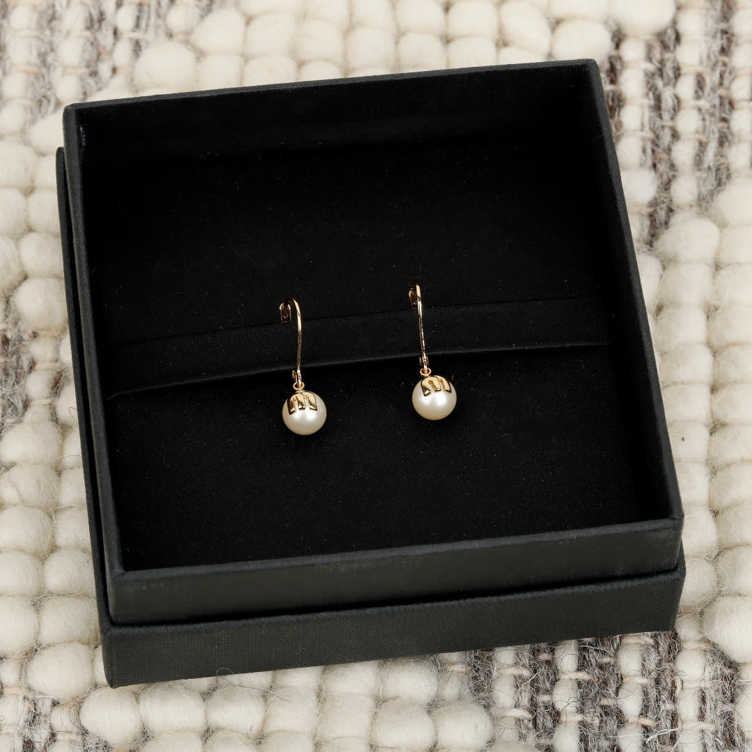 Miu Miu Pearl Earrings